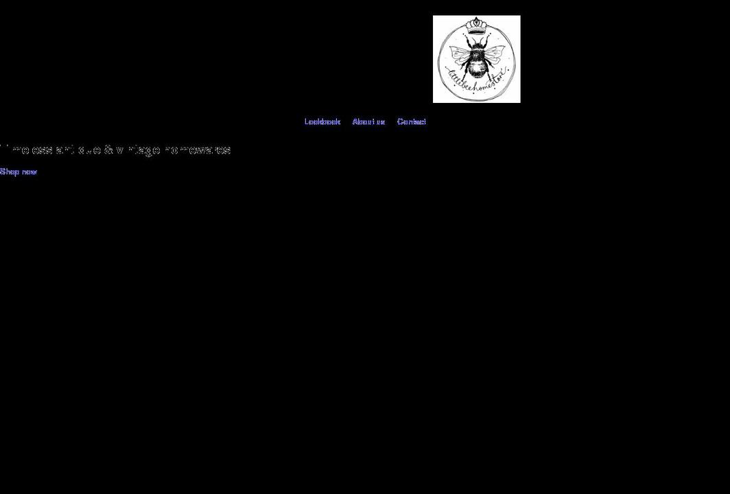littlebeehomestore.co.uk shopify website screenshot