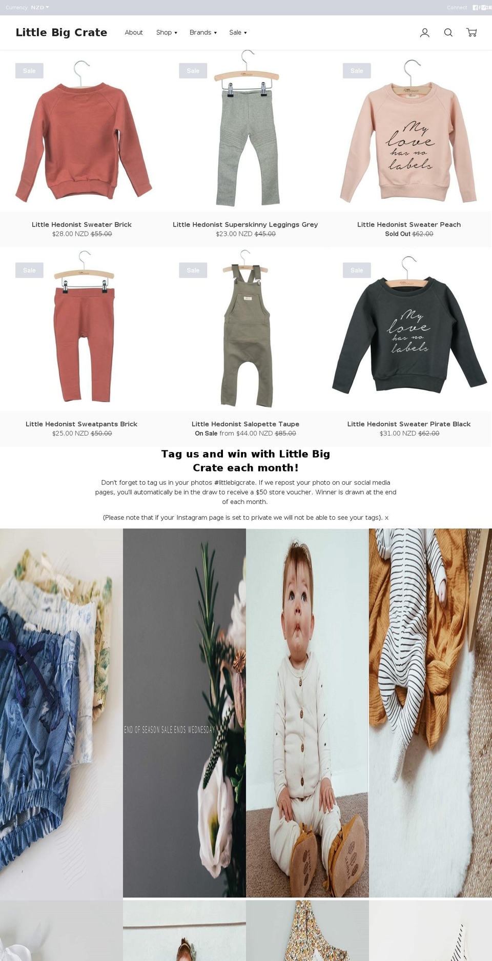 littlebigcrate.com — Shopify storefront screenshot