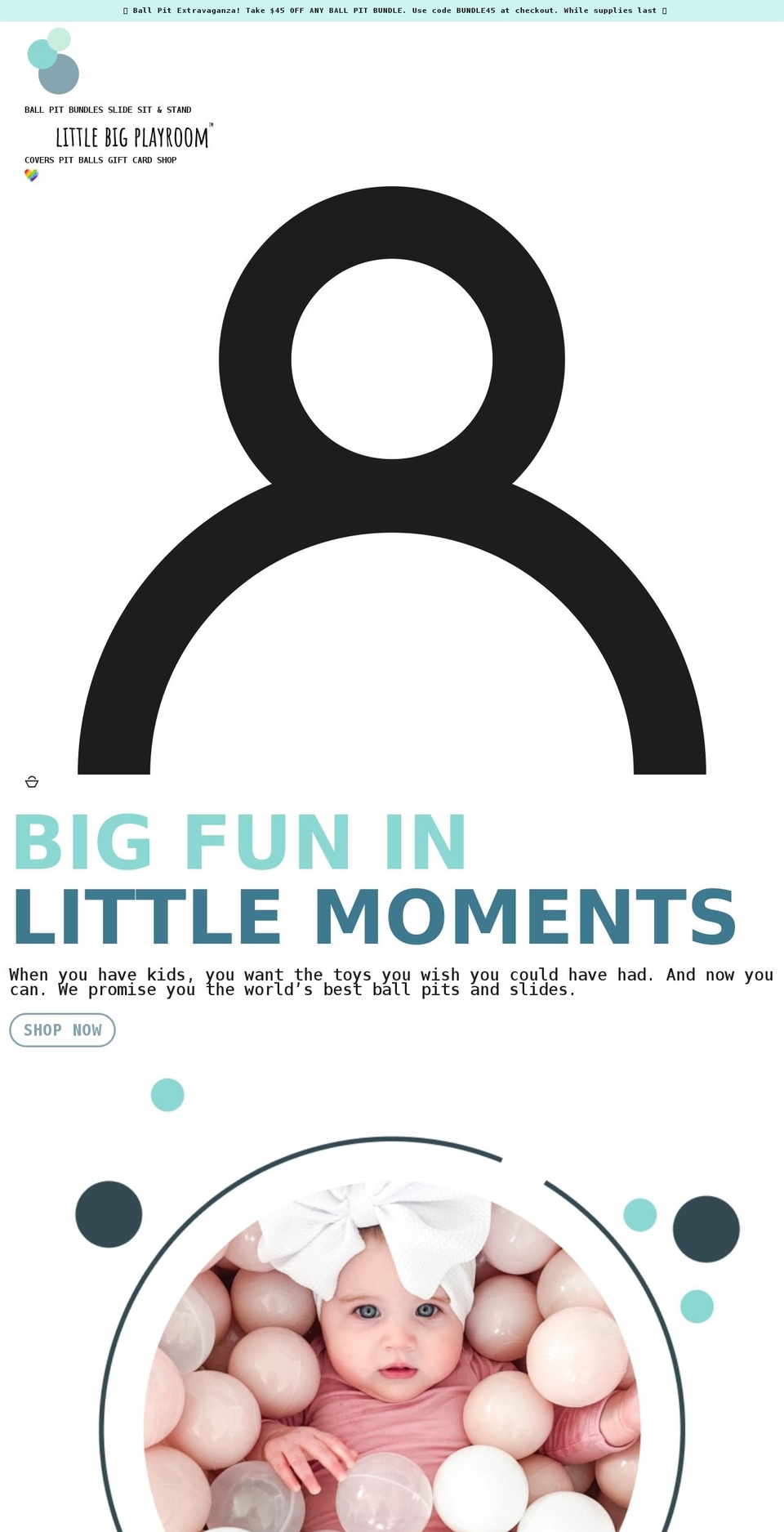 littlebigplayroom.com shopify website screenshot