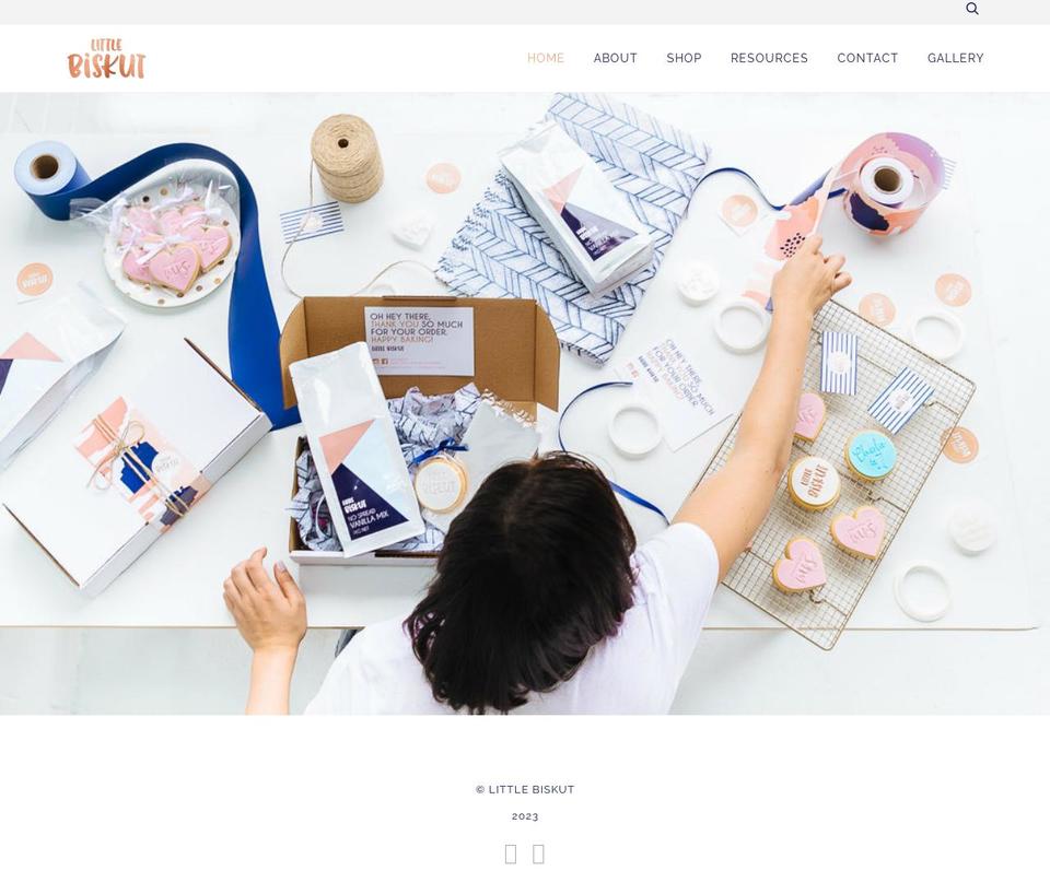 littlebiskut.com.au shopify website screenshot