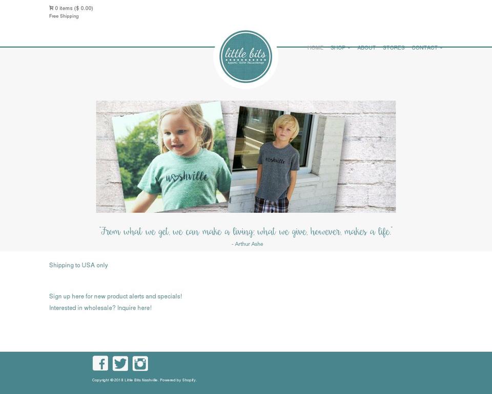 littlebitsnashville.com — Shopify storefront screenshot