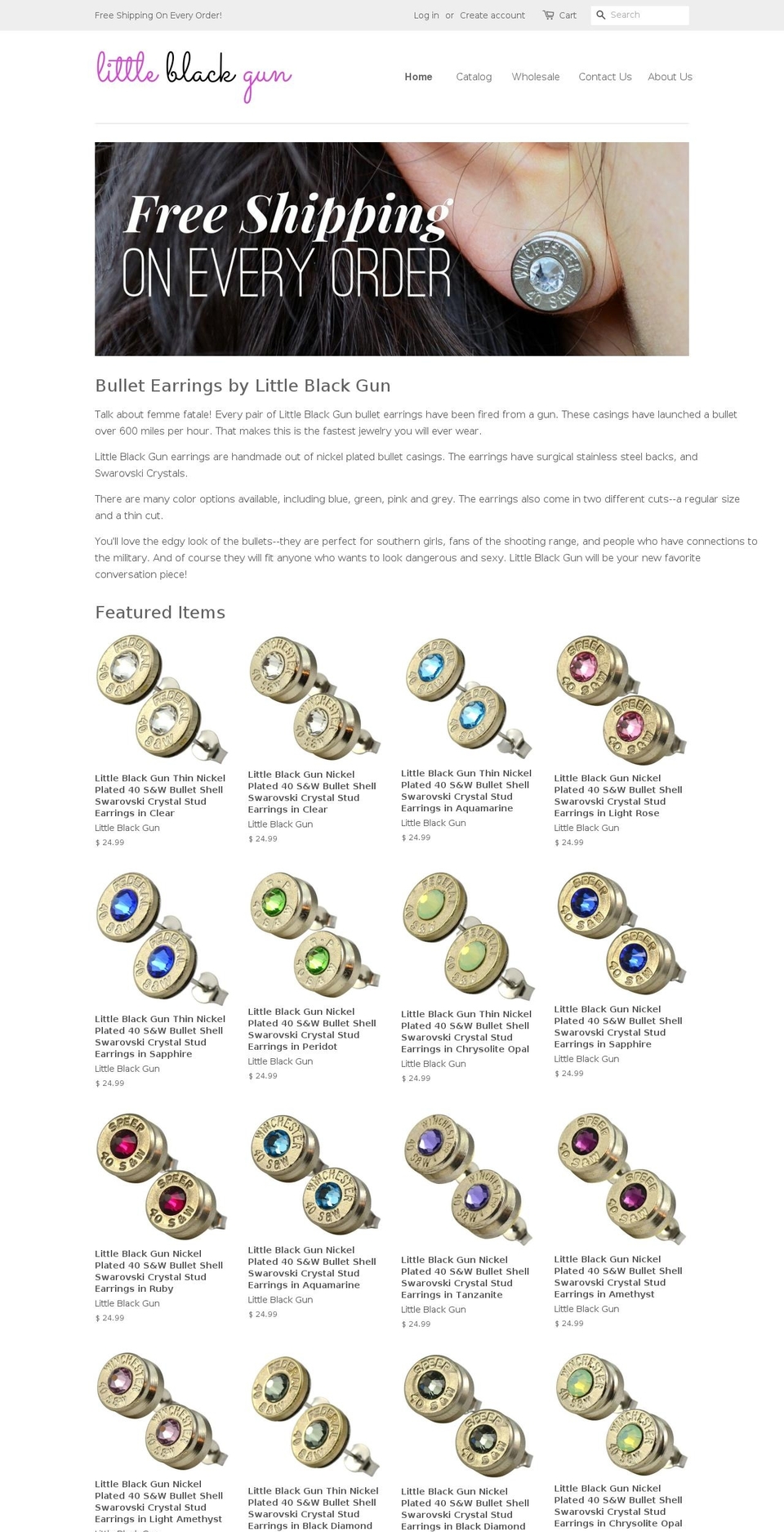 littleblackgun.com — Shopify storefront screenshot