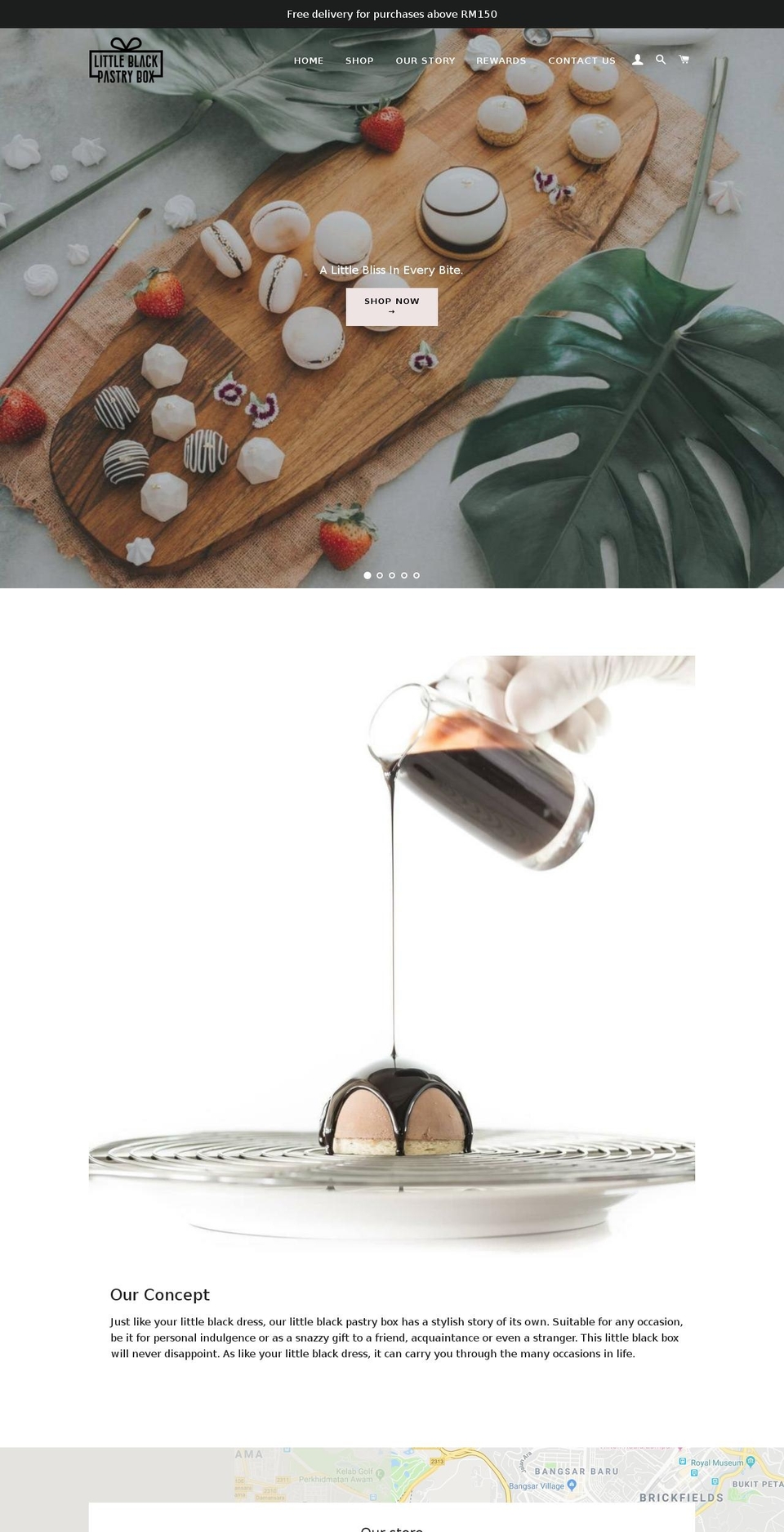 littleblackpastrybox.com — Shopify storefront screenshot