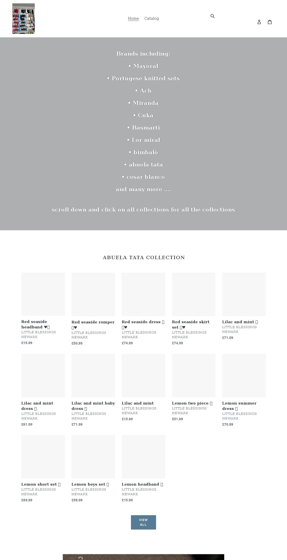 littleblessingsnewark.com shopify website screenshot