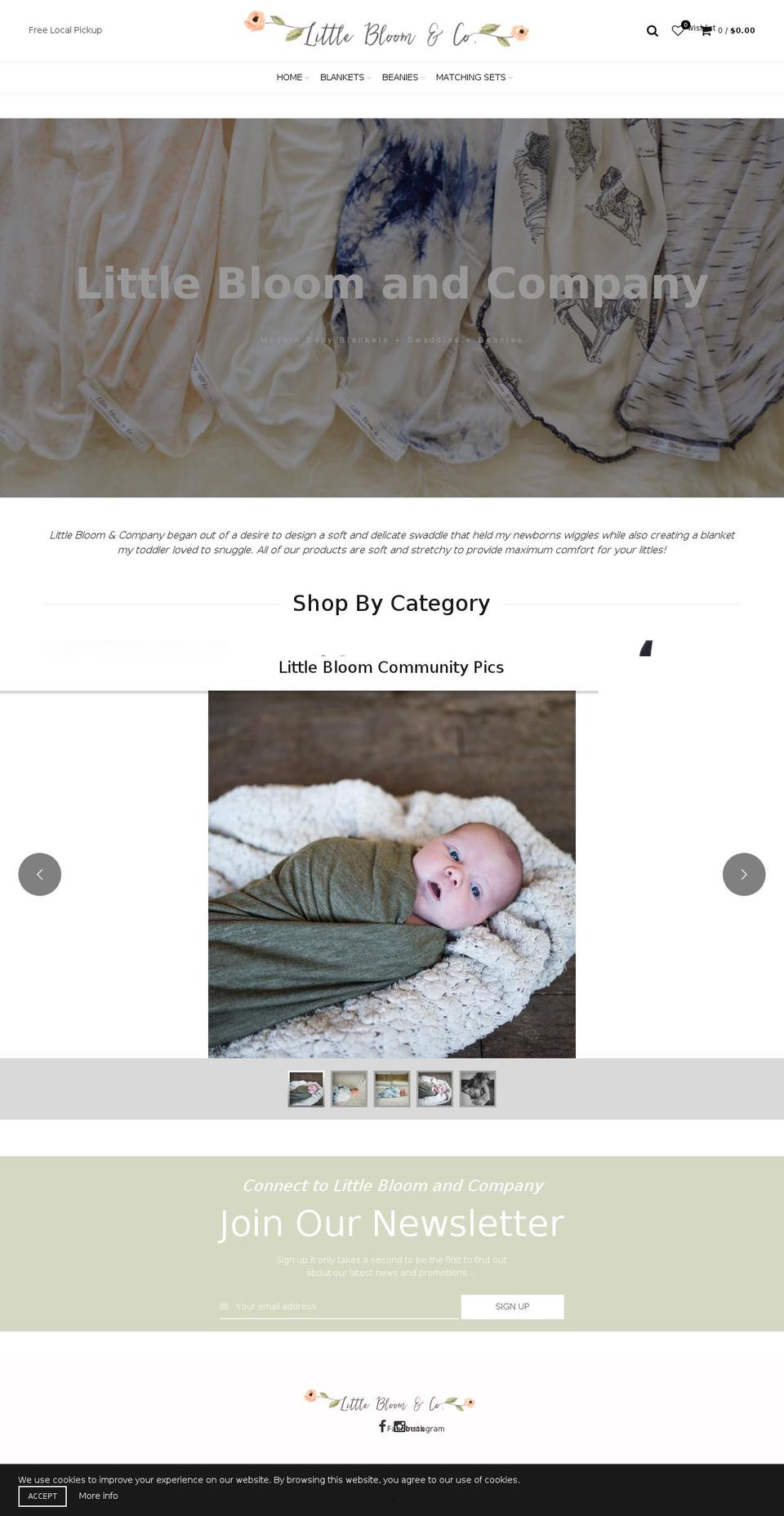 littlebloomandco.com — Shopify storefront screenshot