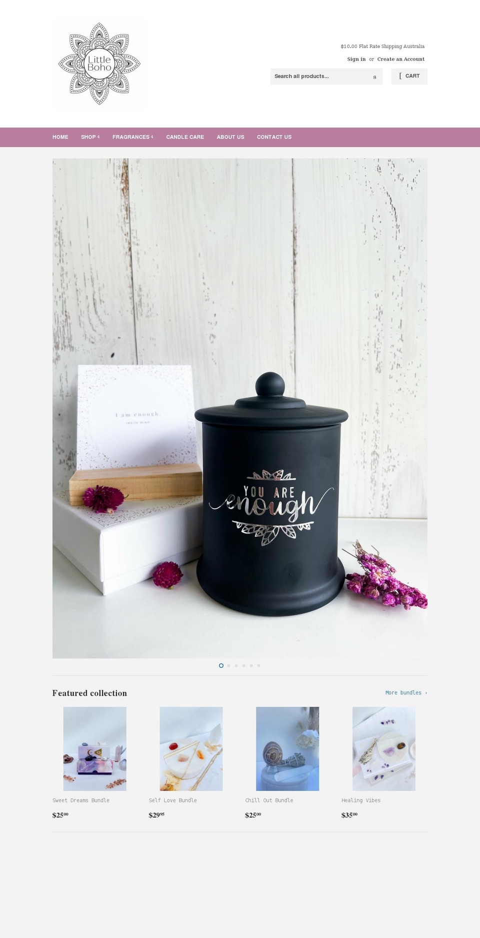 littleboho.com.au shopify website screenshot