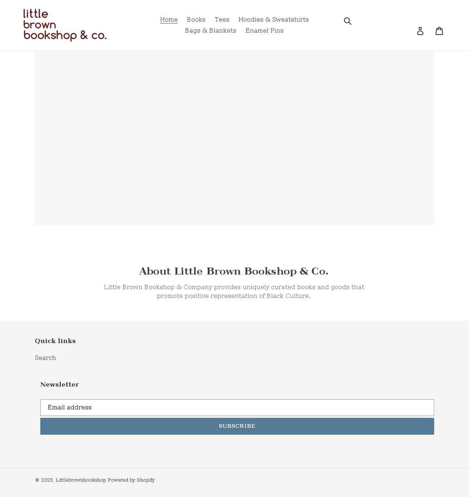 littlebrownbookshop.com shopify website screenshot