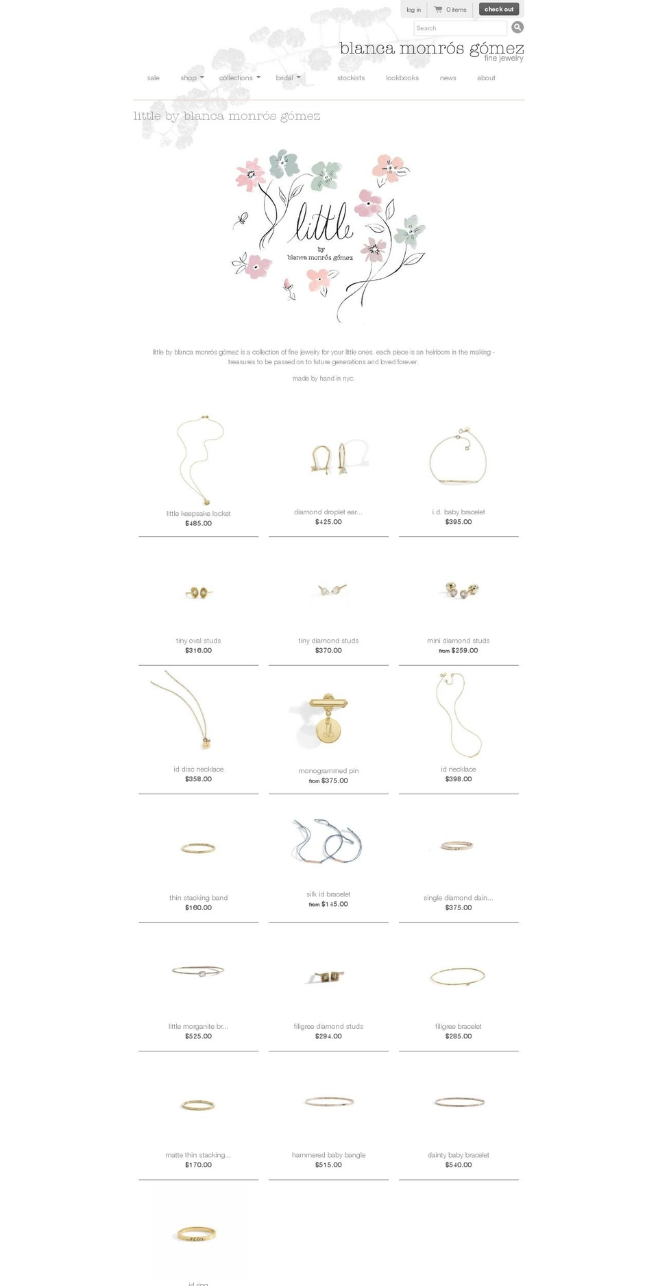littlebybmg.com — Shopify storefront screenshot