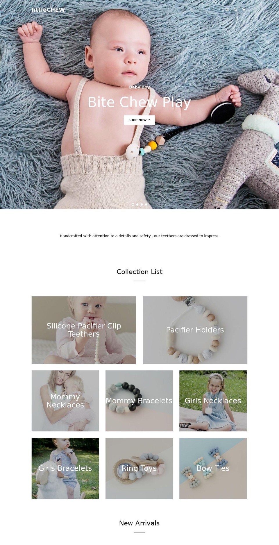 littlechew.com shopify website screenshot