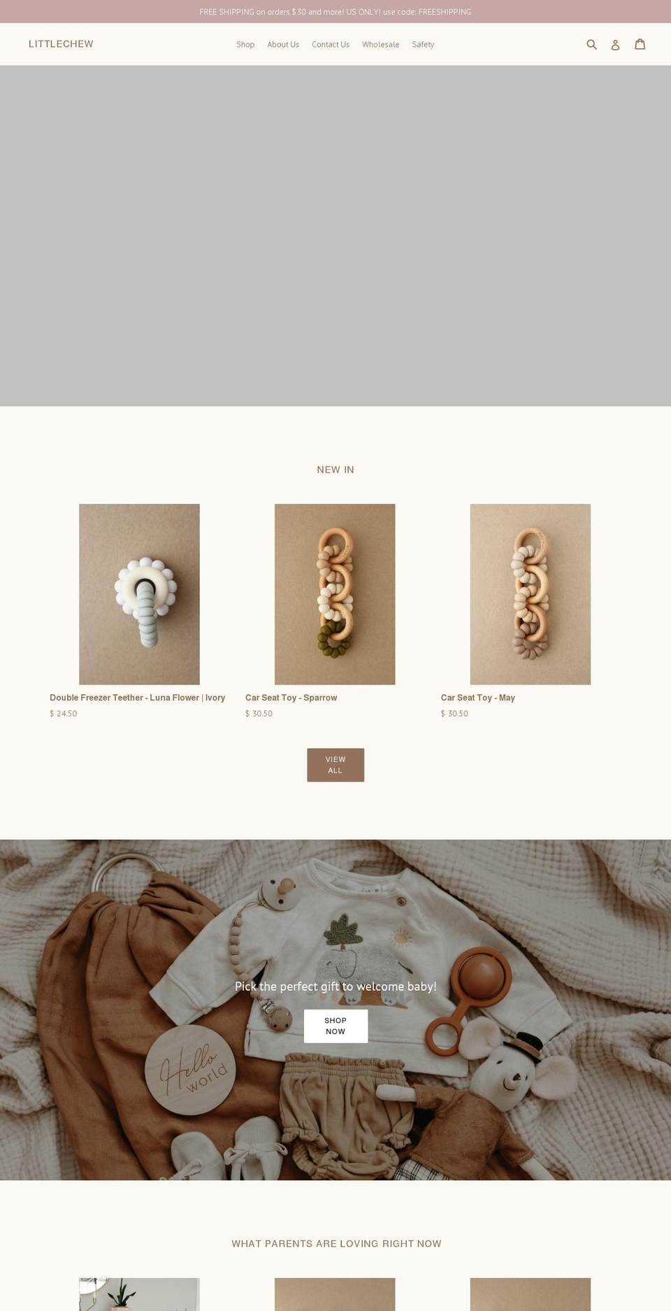 littlechew.myshopify.com shopify website screenshot