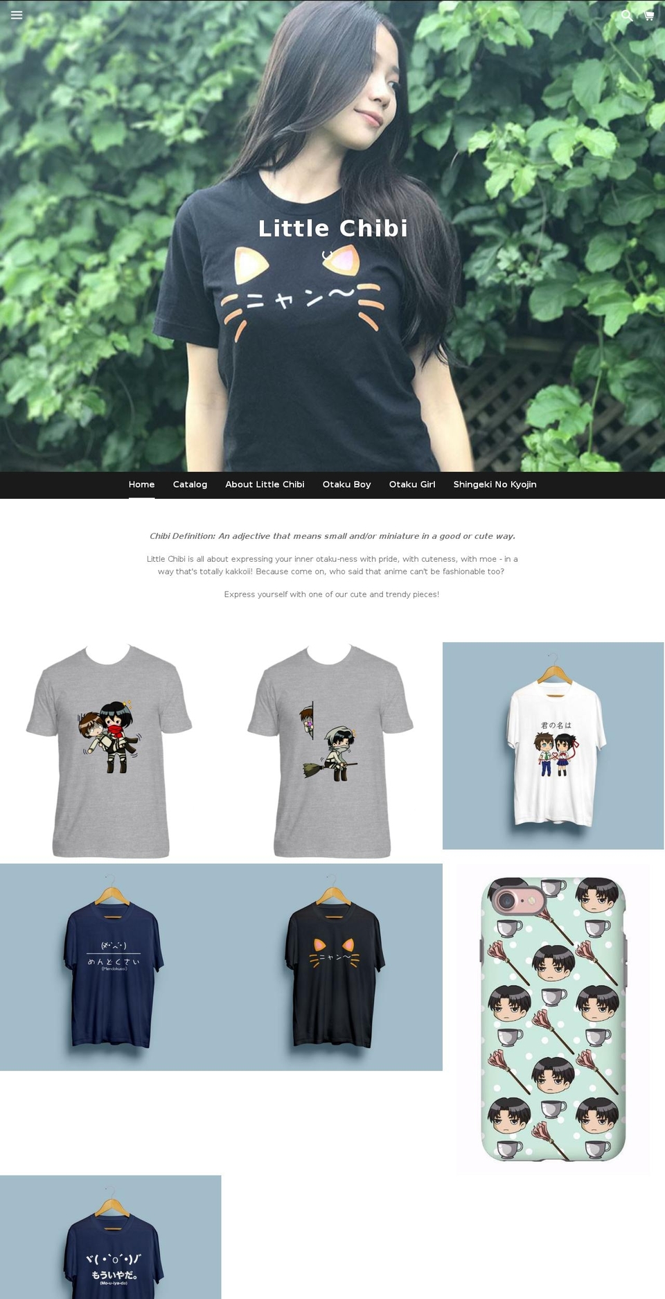littlechibi.com — Shopify storefront screenshot
