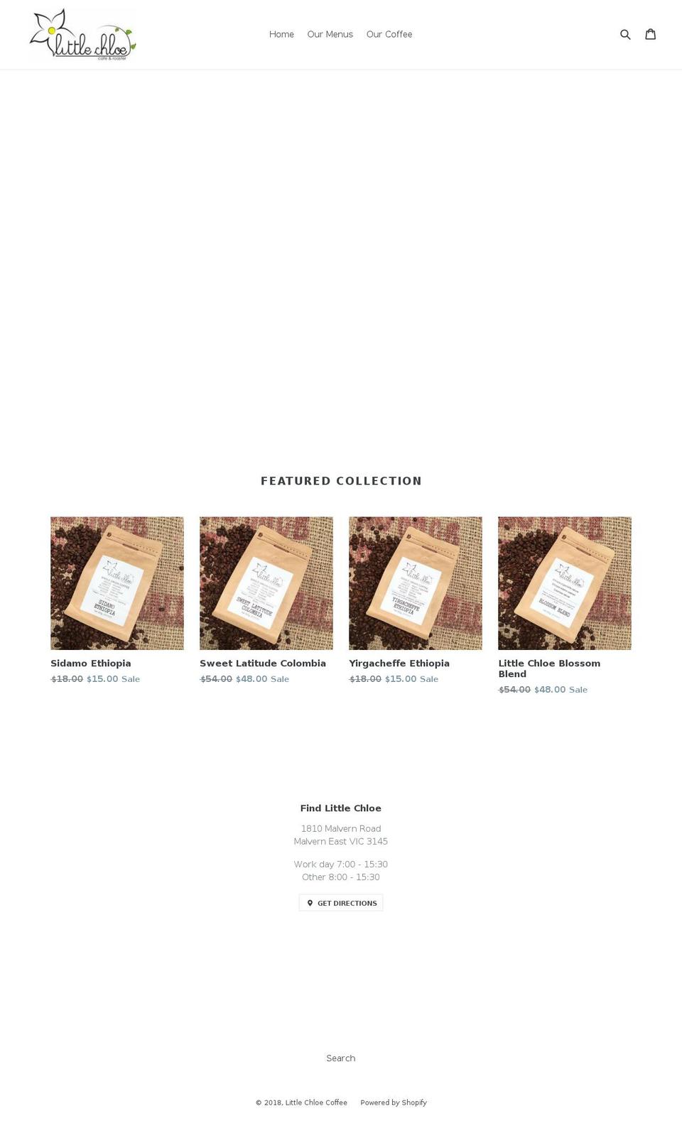 littlechloe.com.au shopify website screenshot