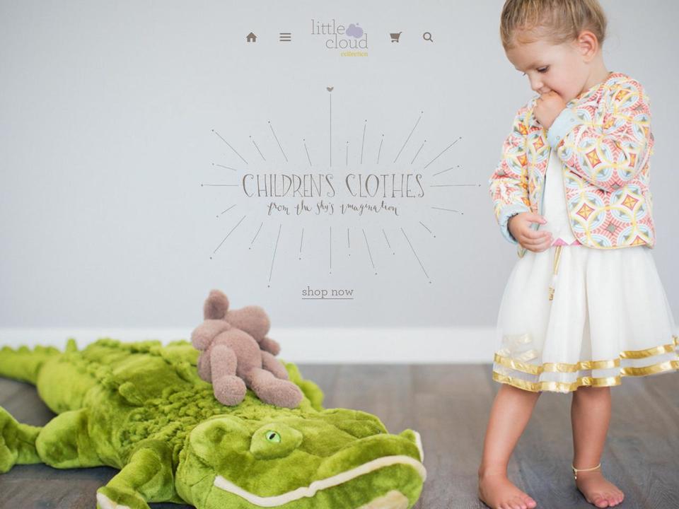 littlecloudkids.com shopify website screenshot