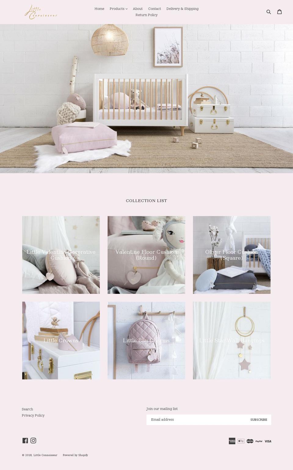 littleconnoisseur.com.au shopify website screenshot