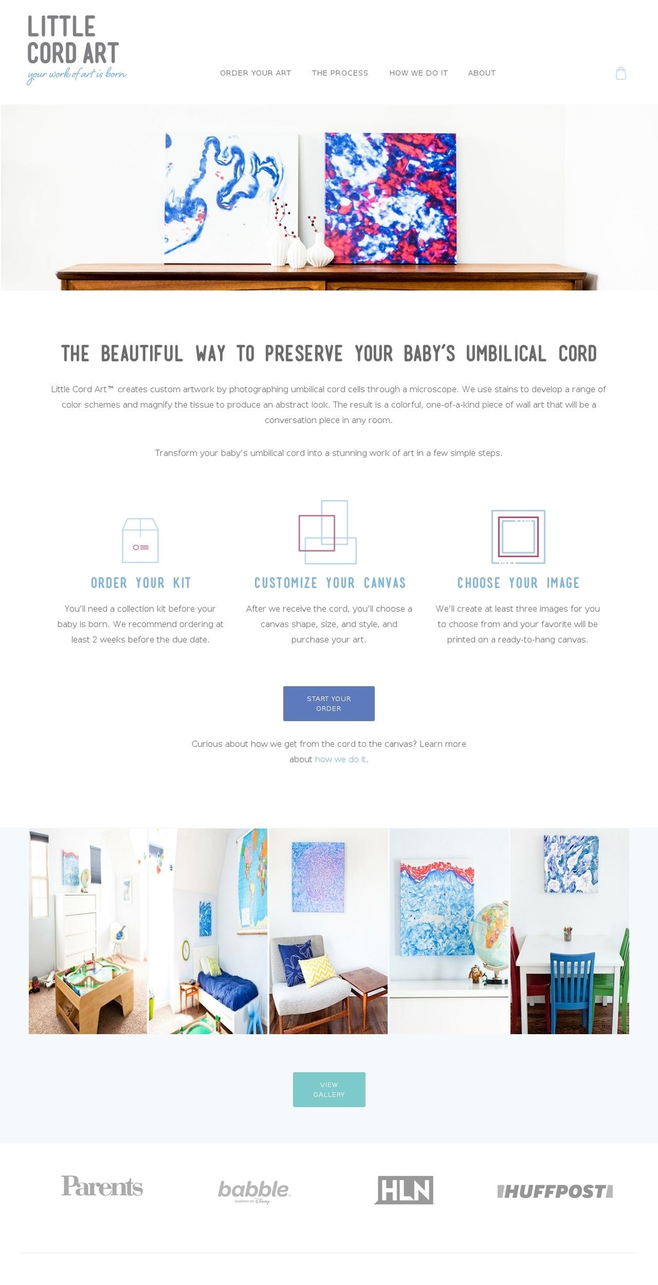 littlecordart.com shopify website screenshot