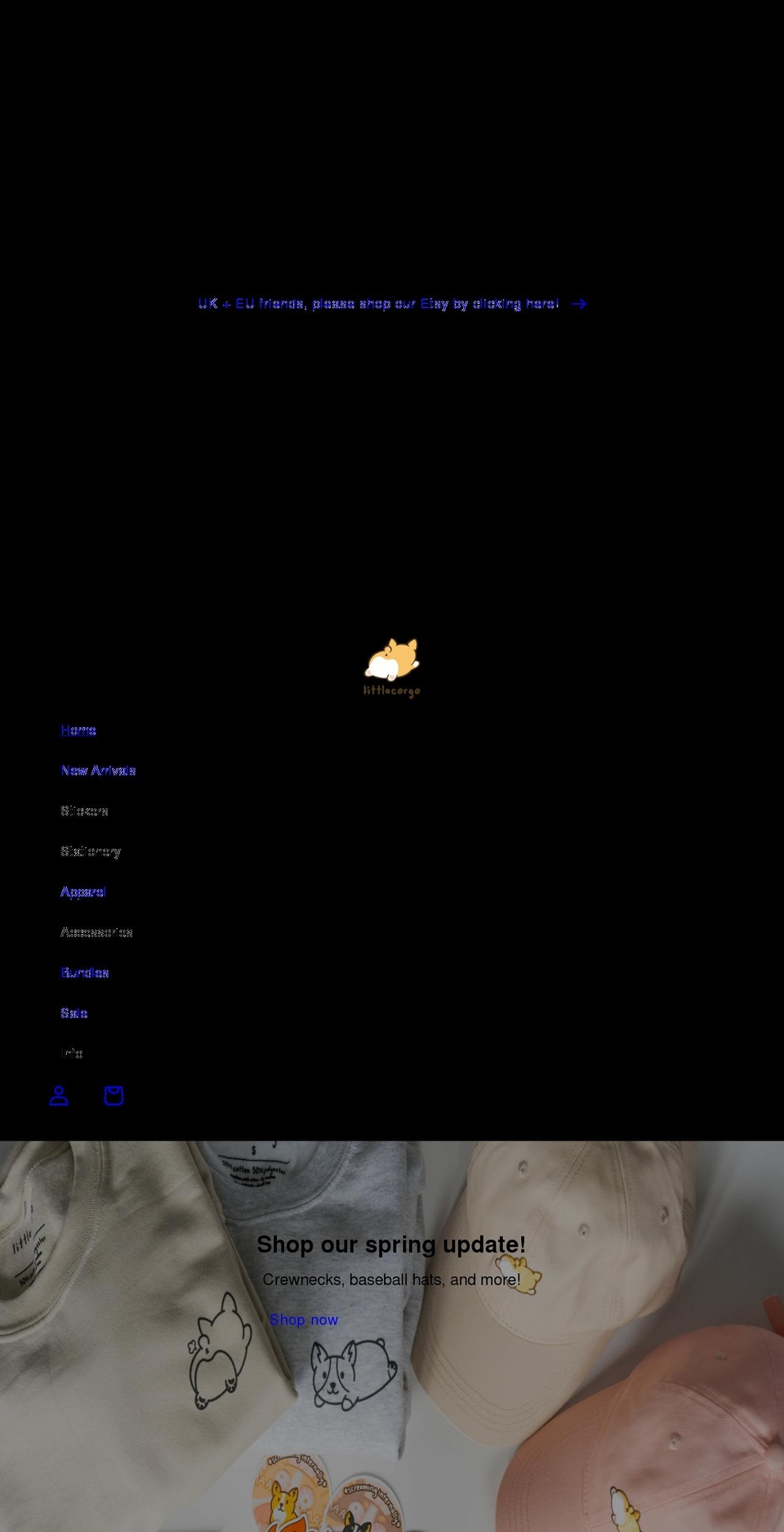 littlecorgo.com shopify website screenshot
