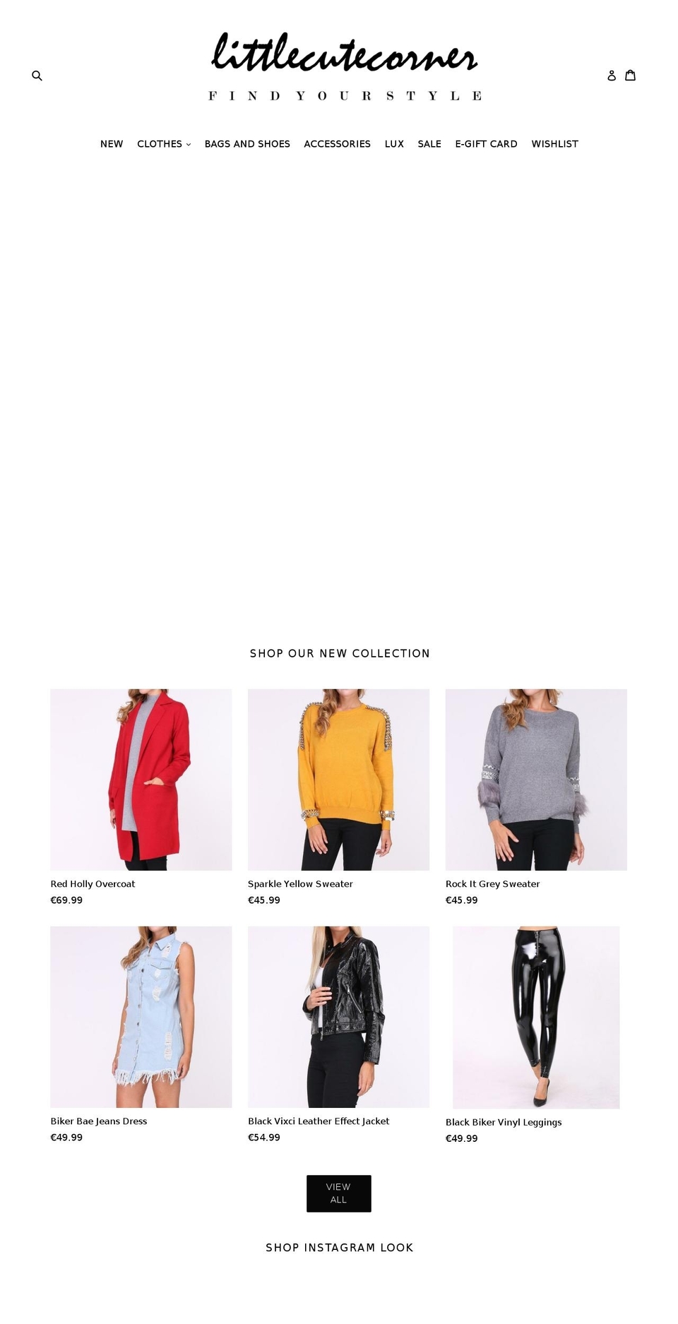 littlecutecorner.com shopify website screenshot