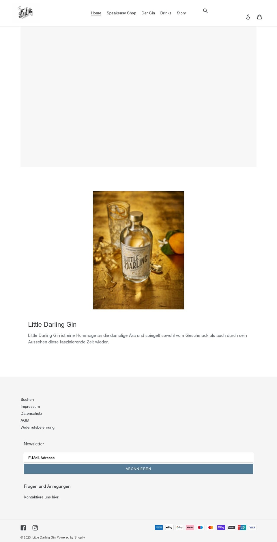 littledarling.de shopify website screenshot