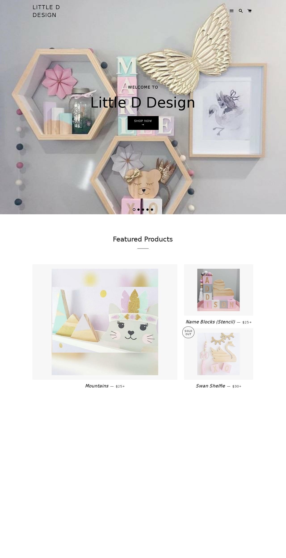 littleddesign.com shopify website screenshot