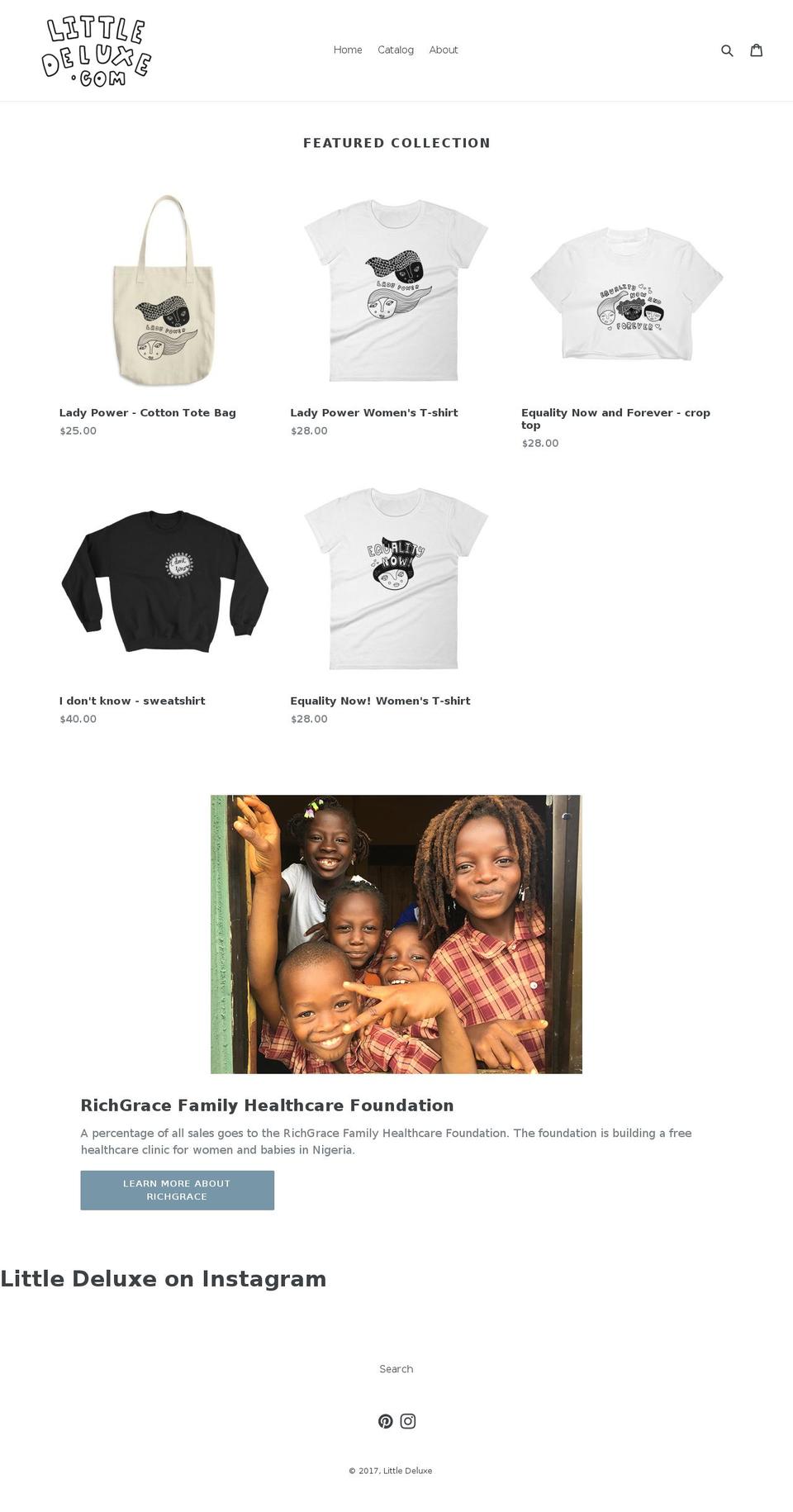 littledeluxe.com shopify website screenshot