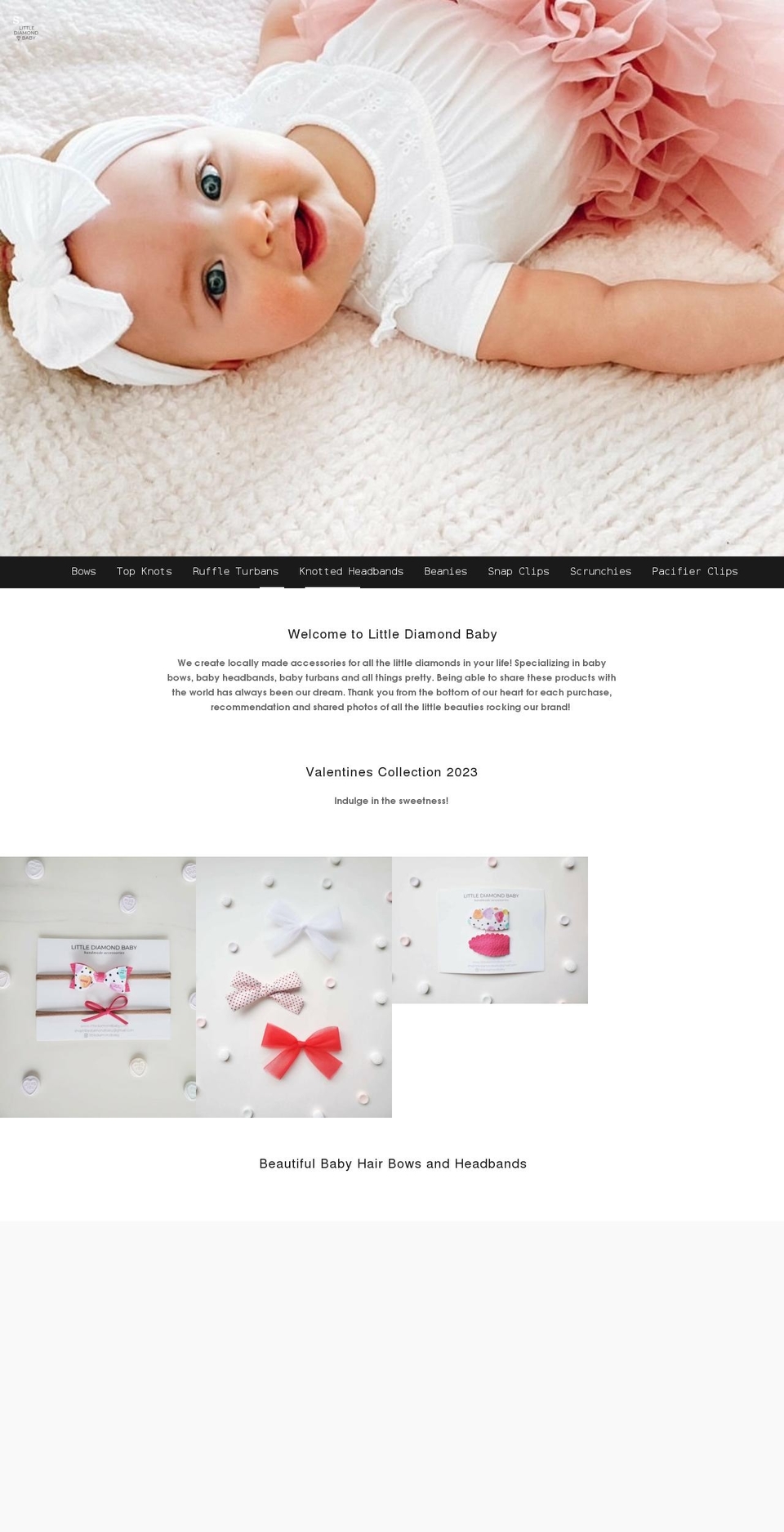 littlediamondbaby.com shopify website screenshot