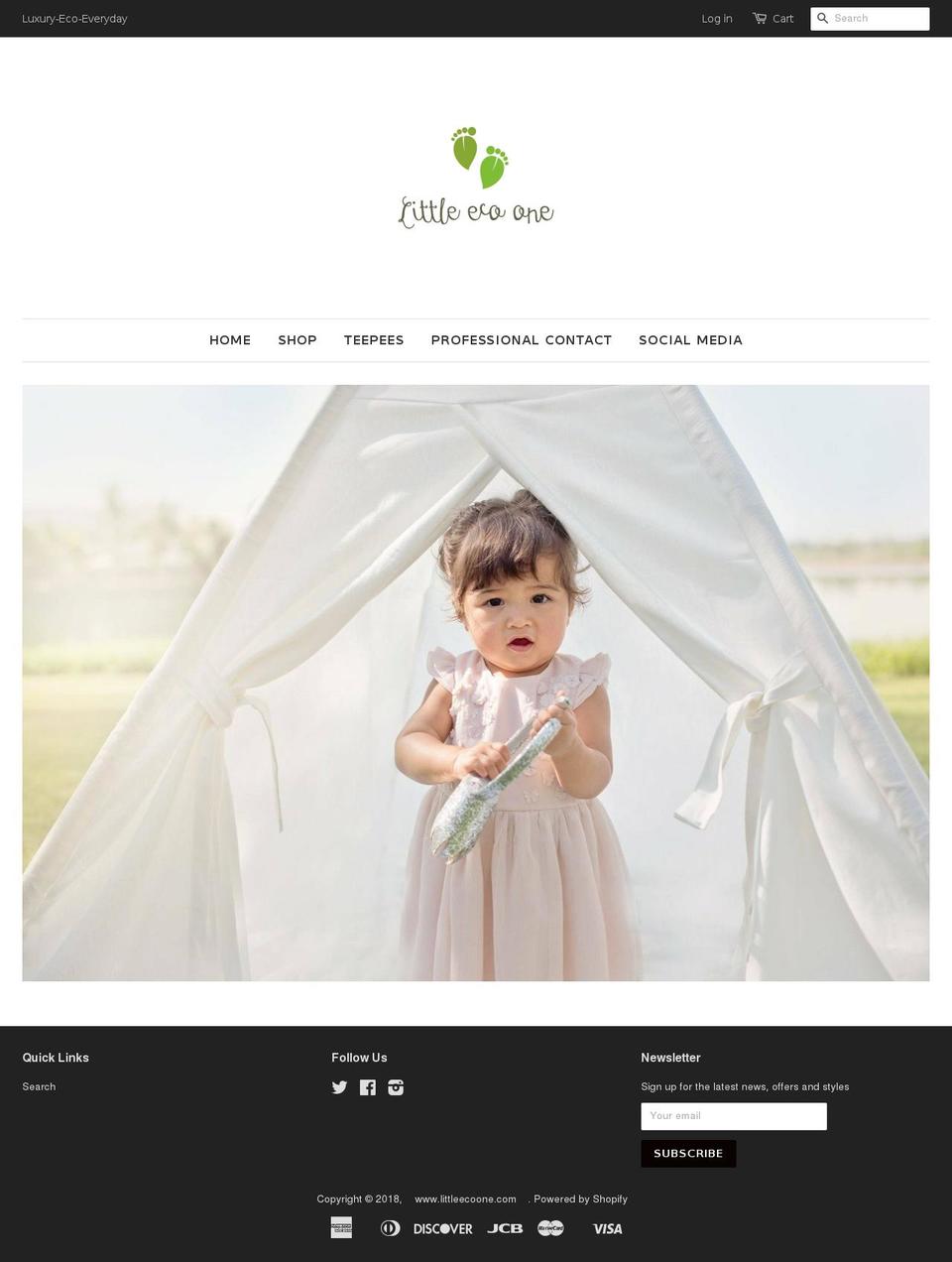 littleecoone.com — Shopify storefront screenshot