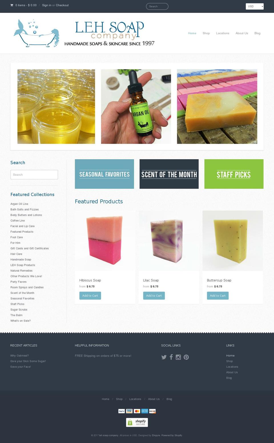 littleeggharborsoap.com shopify website screenshot
