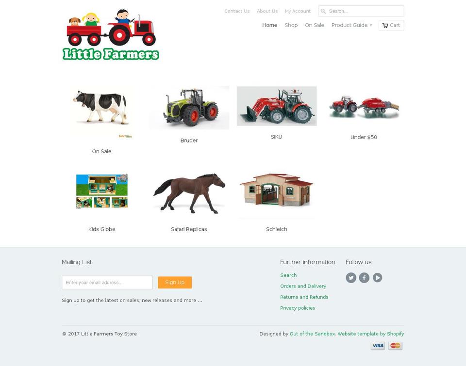 littlefarmers.co.nz shopify website screenshot