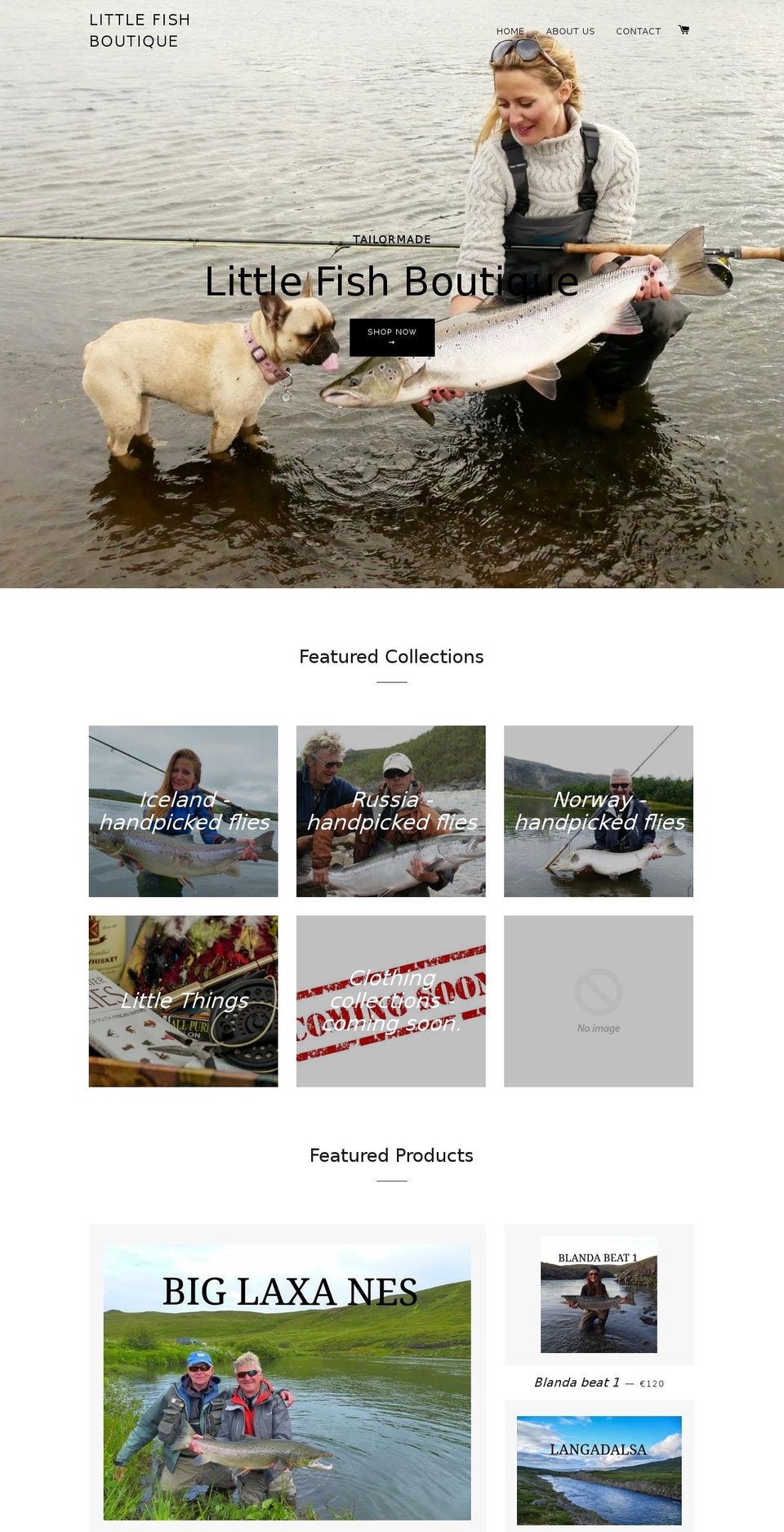 littlefishboutique.net shopify website screenshot