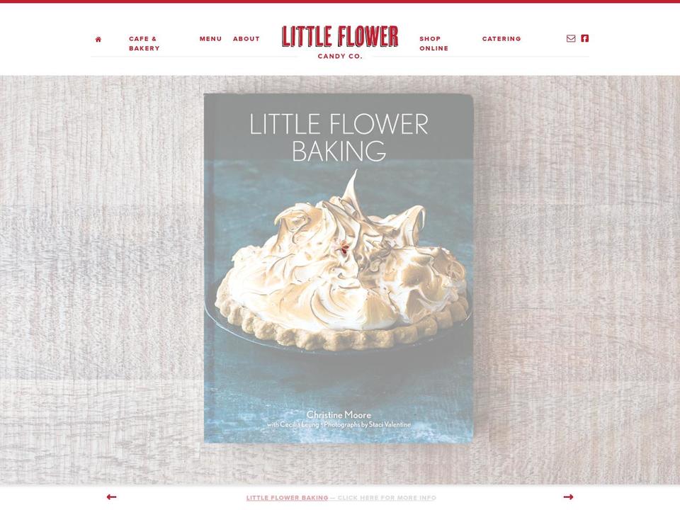 littleflowercandyco.com shopify website screenshot
