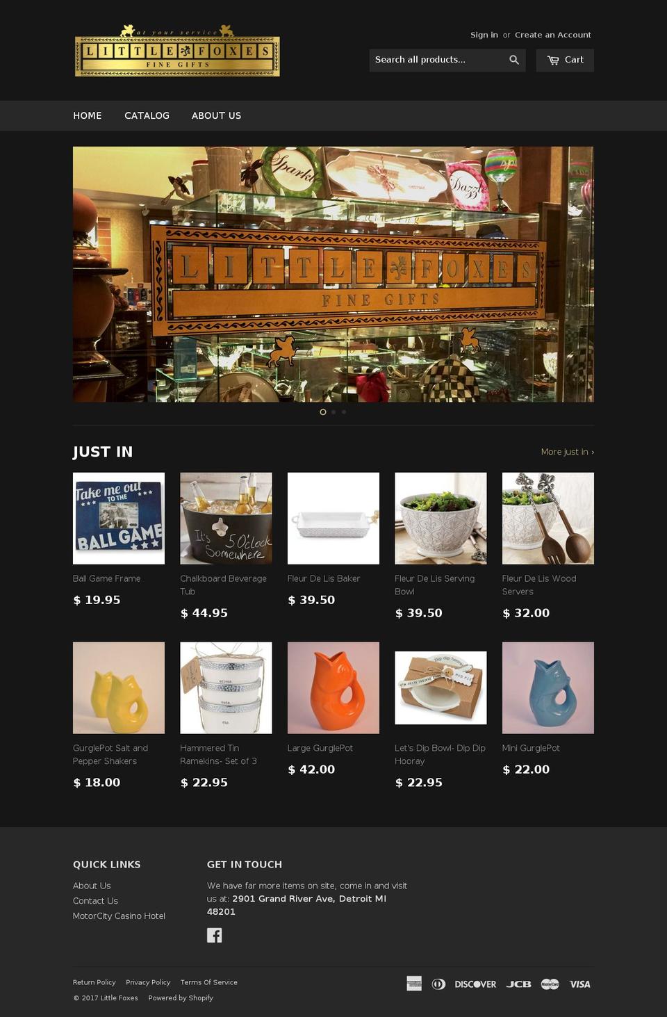 littlefoxes.com shopify website screenshot