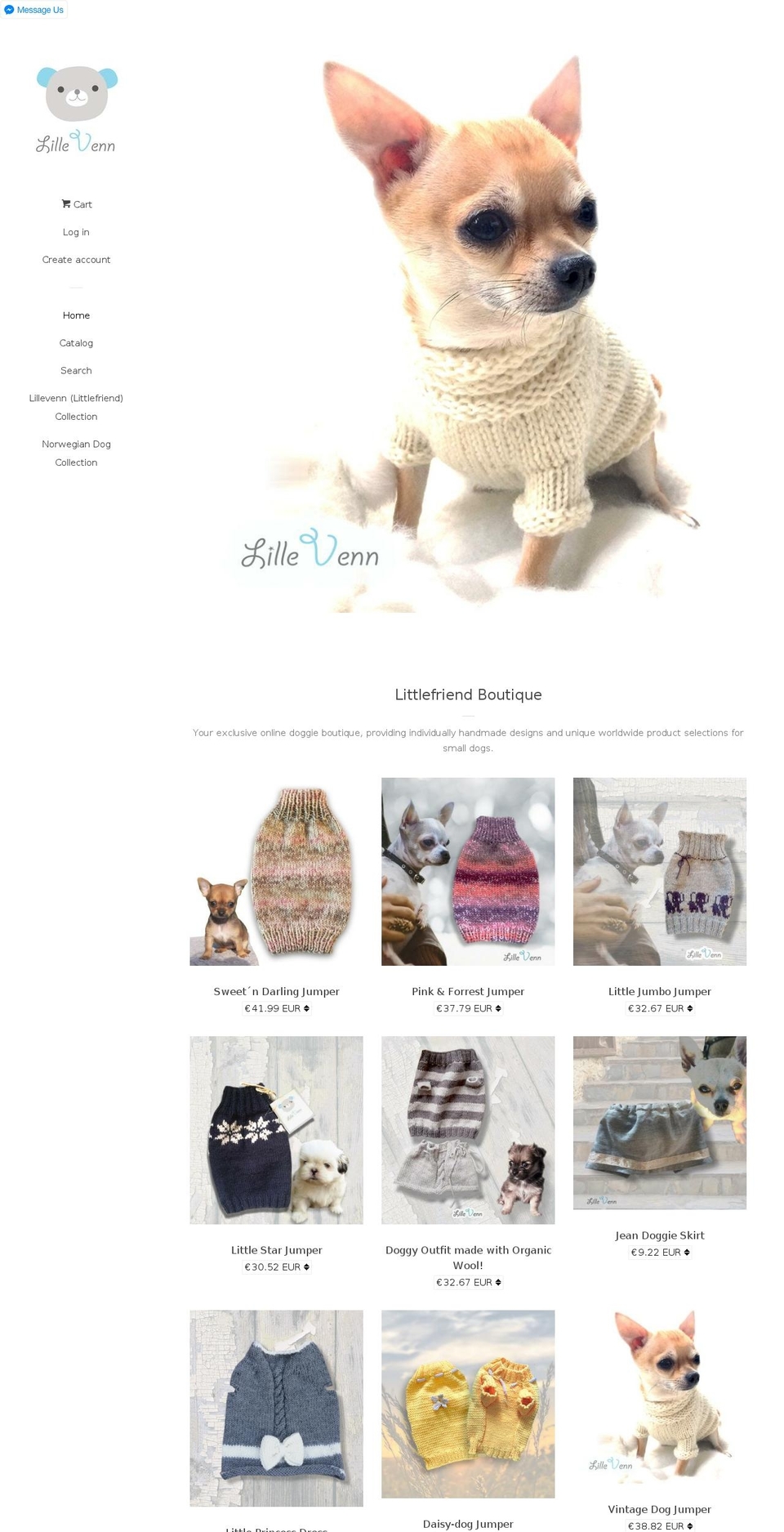 littlefriendboutique.com — Shopify storefront screenshot