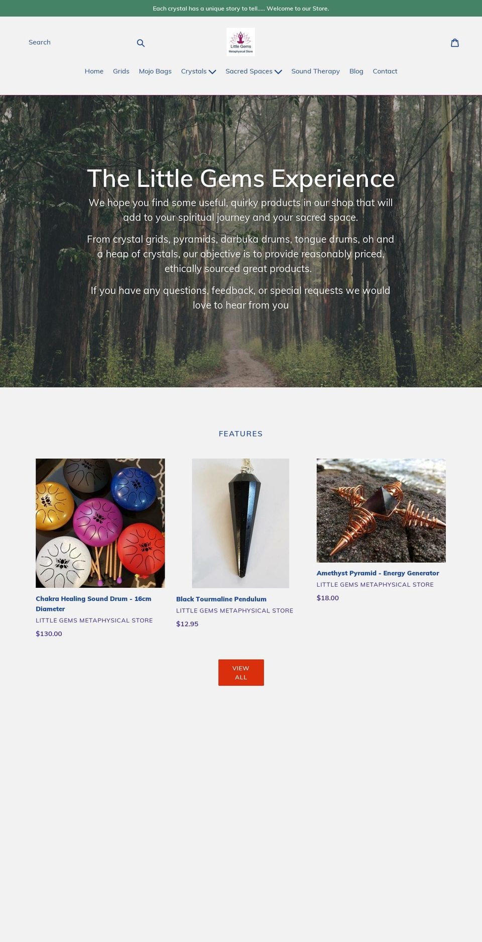 littlegemscc.com — Shopify storefront screenshot