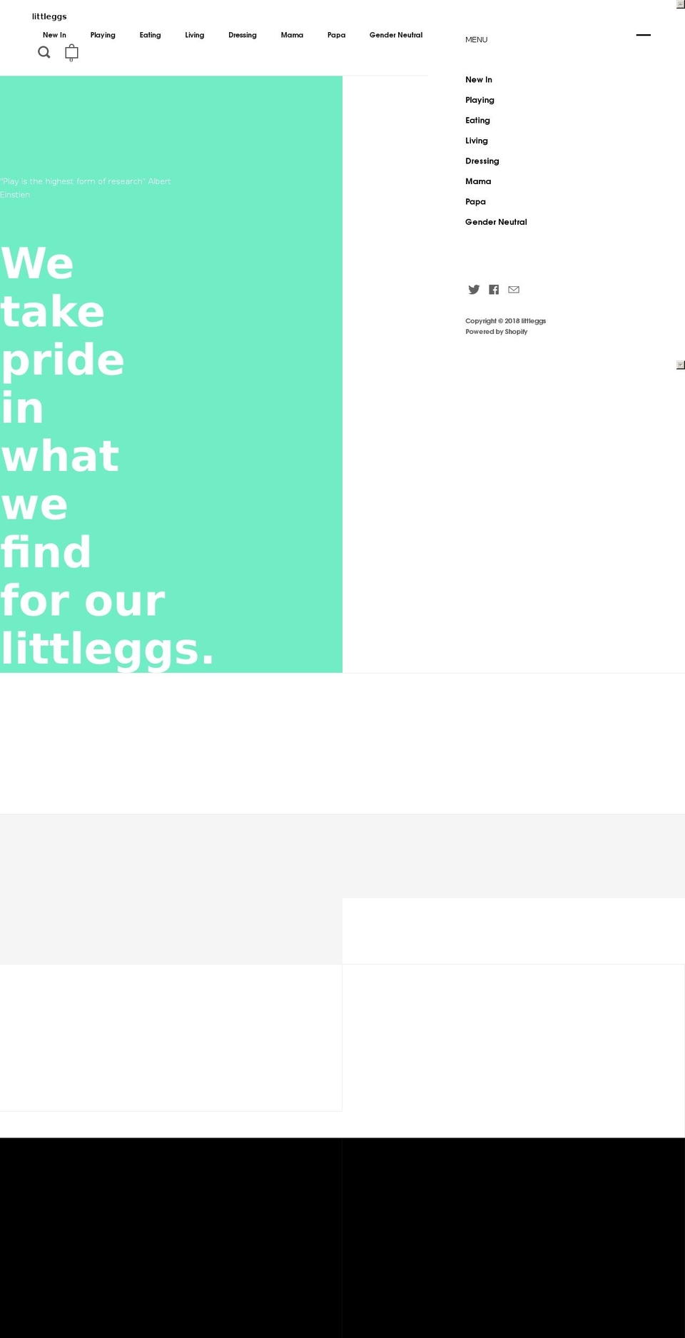 littleggs.com — Shopify storefront screenshot