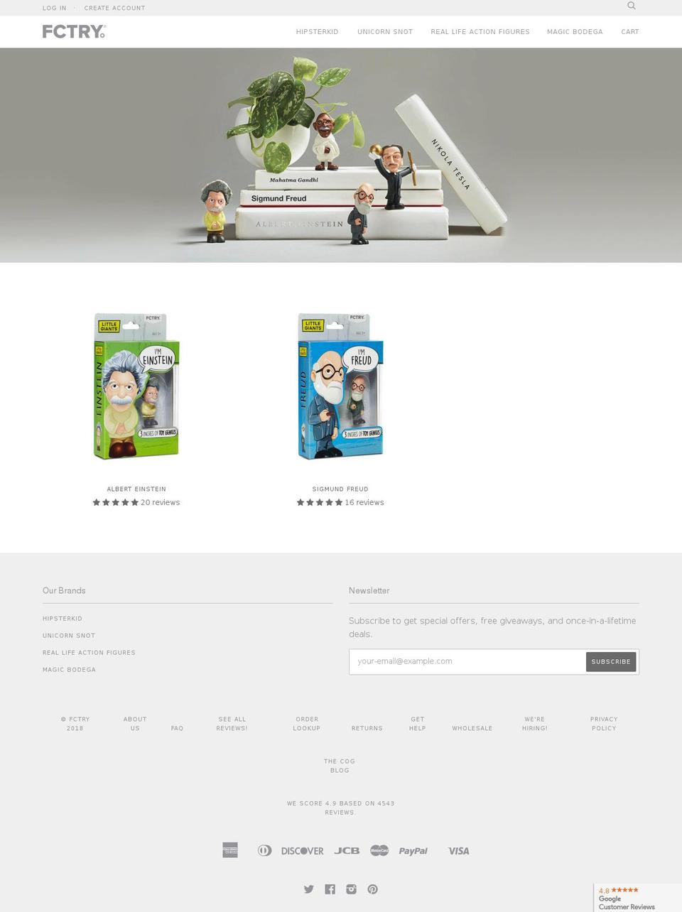 FCTRY Custom Theme - Version 1.3 Shopify theme site example littlegiantstoys.com