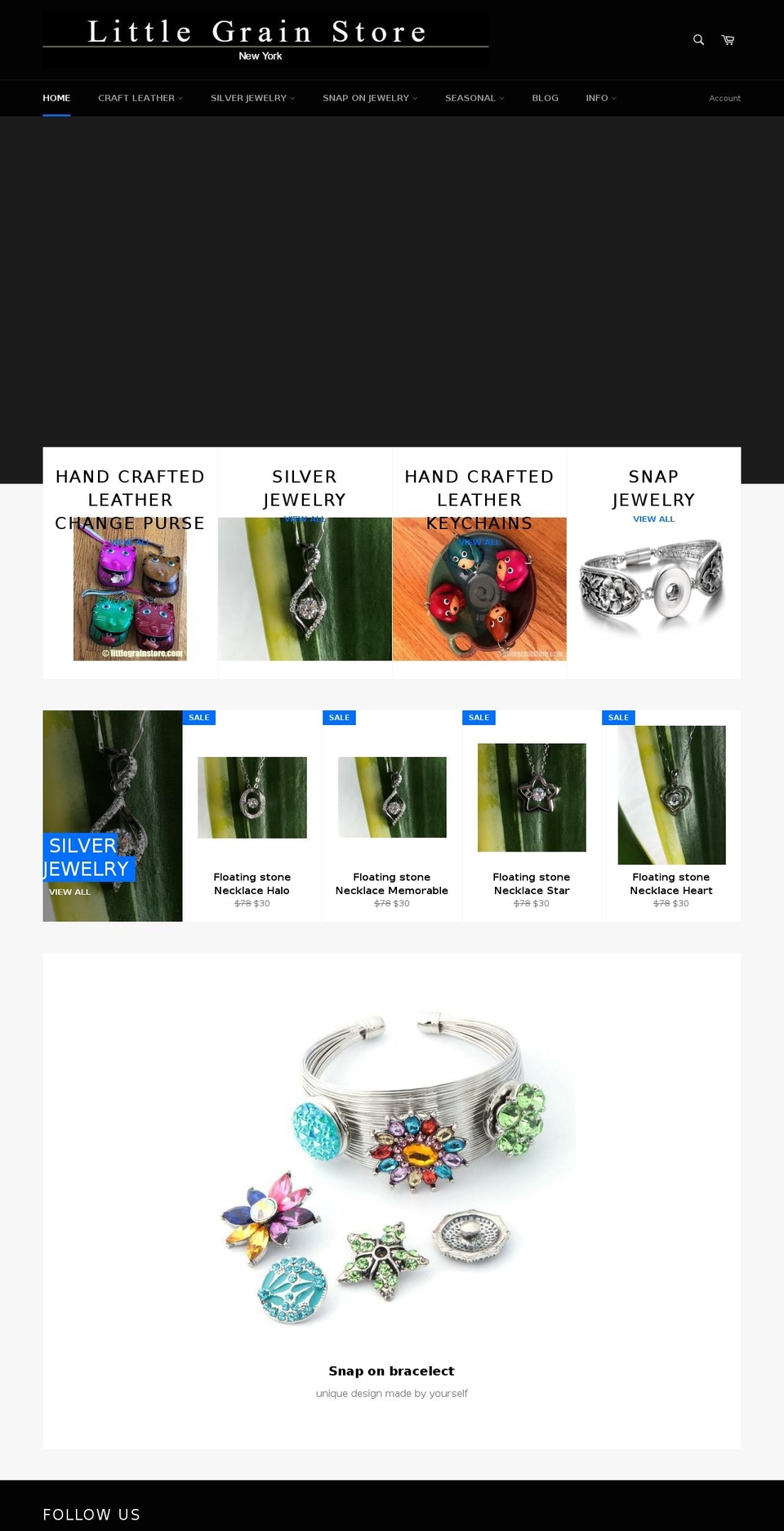littlegrainstore.com — Shopify storefront screenshot