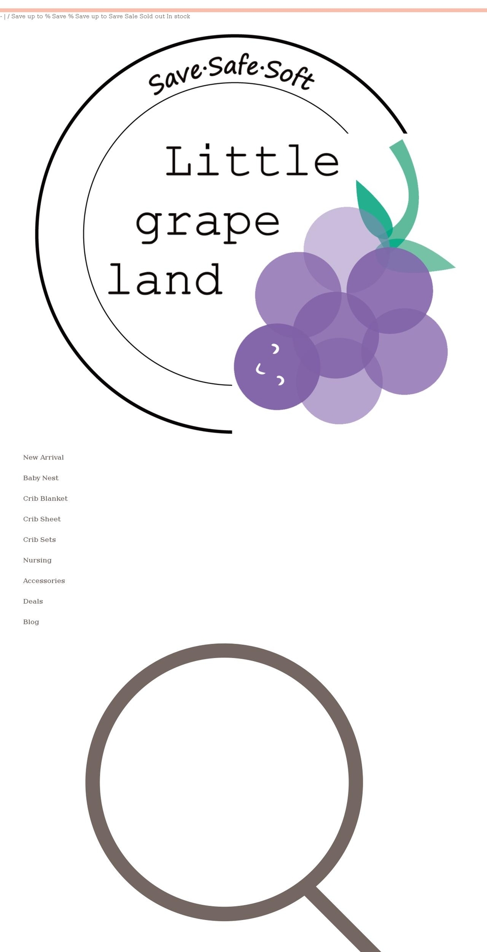 littlegrapeland.com shopify website screenshot