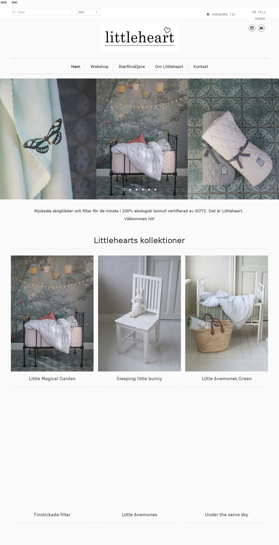 littleheart.se shopify website screenshot