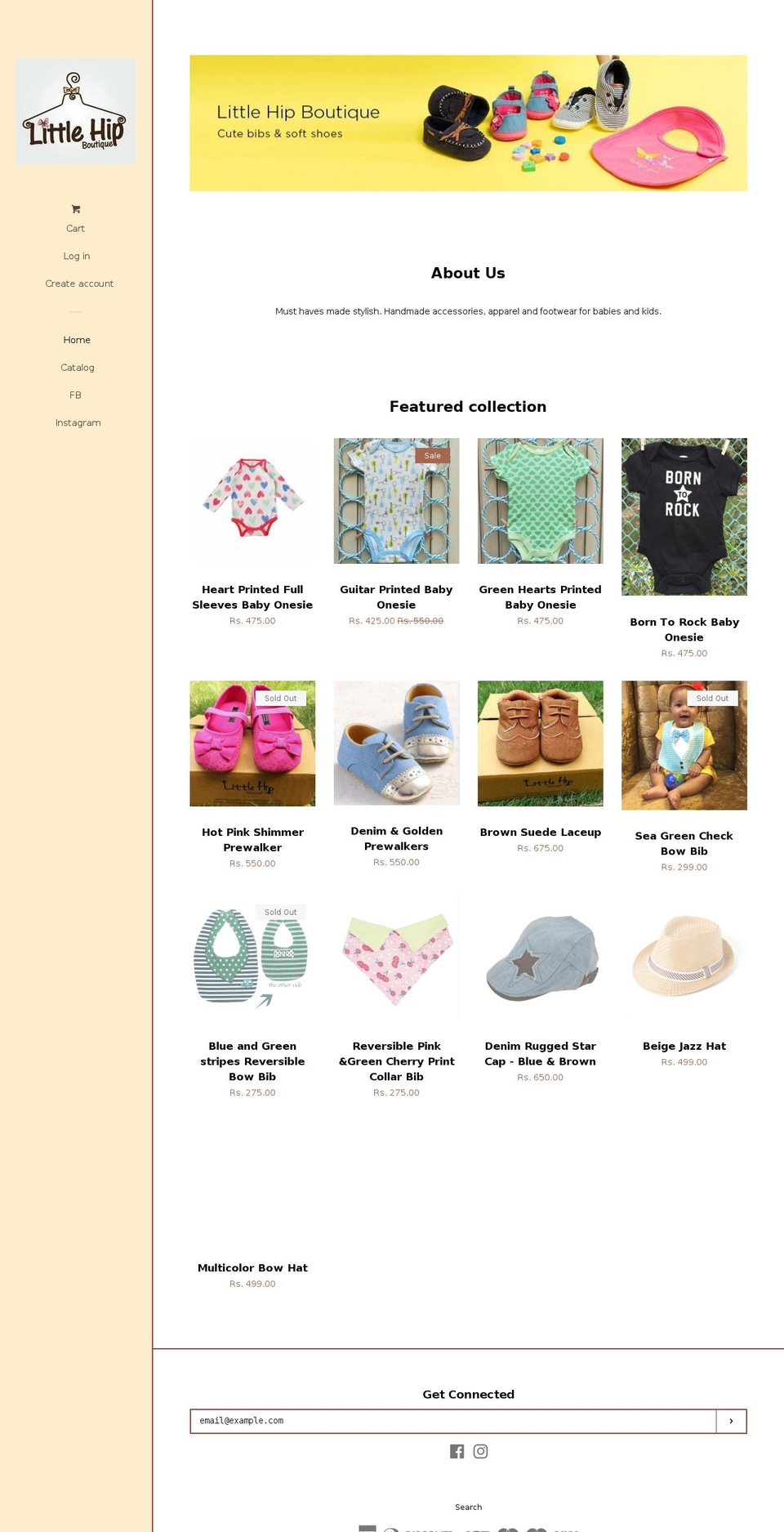 littlehipboutique.com — Shopify storefront screenshot