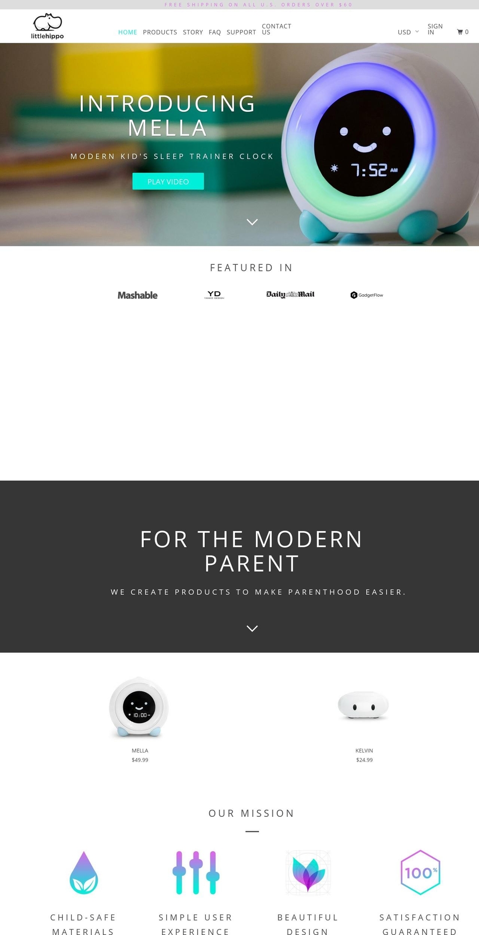 littlehippo.com shopify website screenshot
