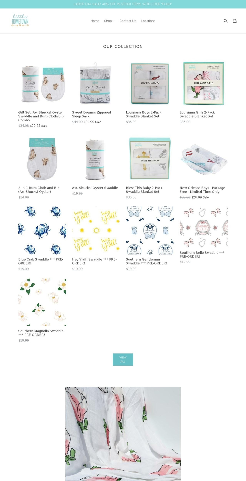 littlehometown.com shopify website screenshot