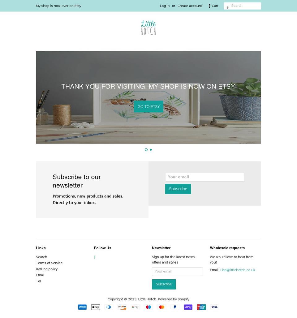 littlehotch.co.uk shopify website screenshot