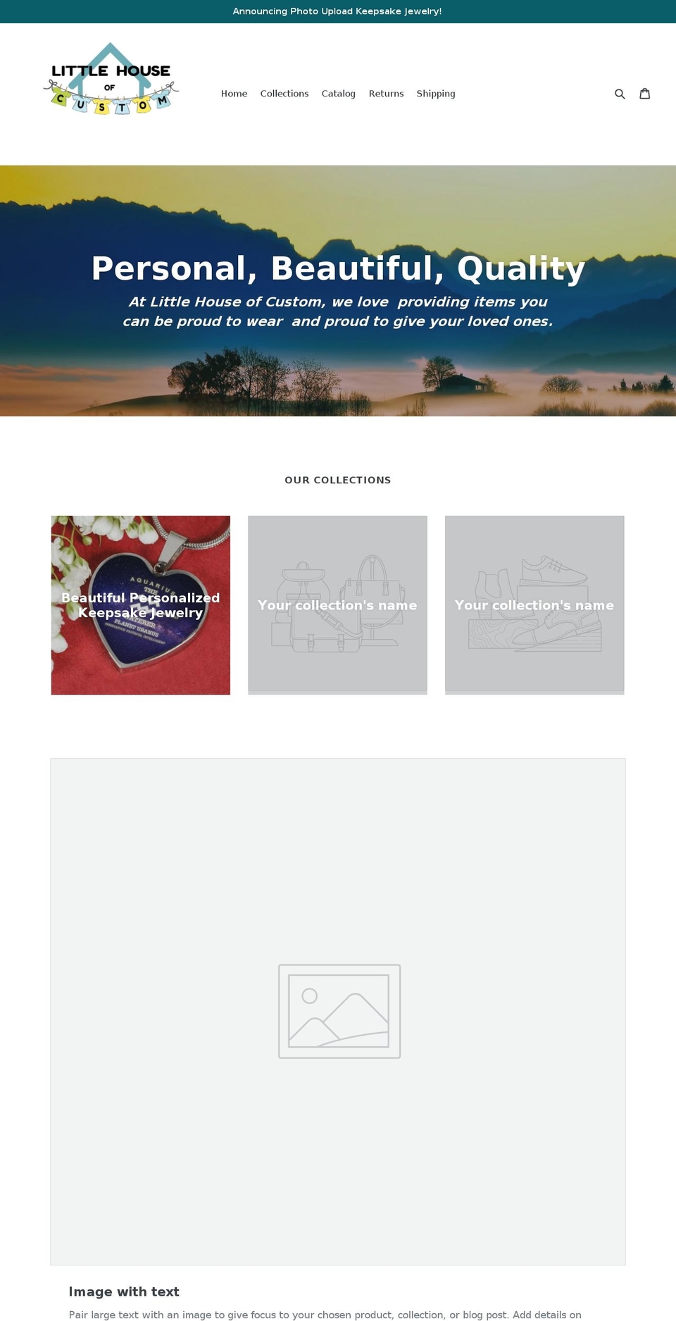 littlehouseofcustom.com — Shopify storefront screenshot
