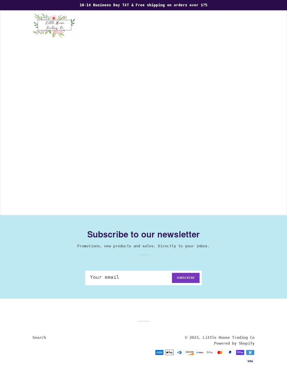 littlehousetrading.com shopify website screenshot