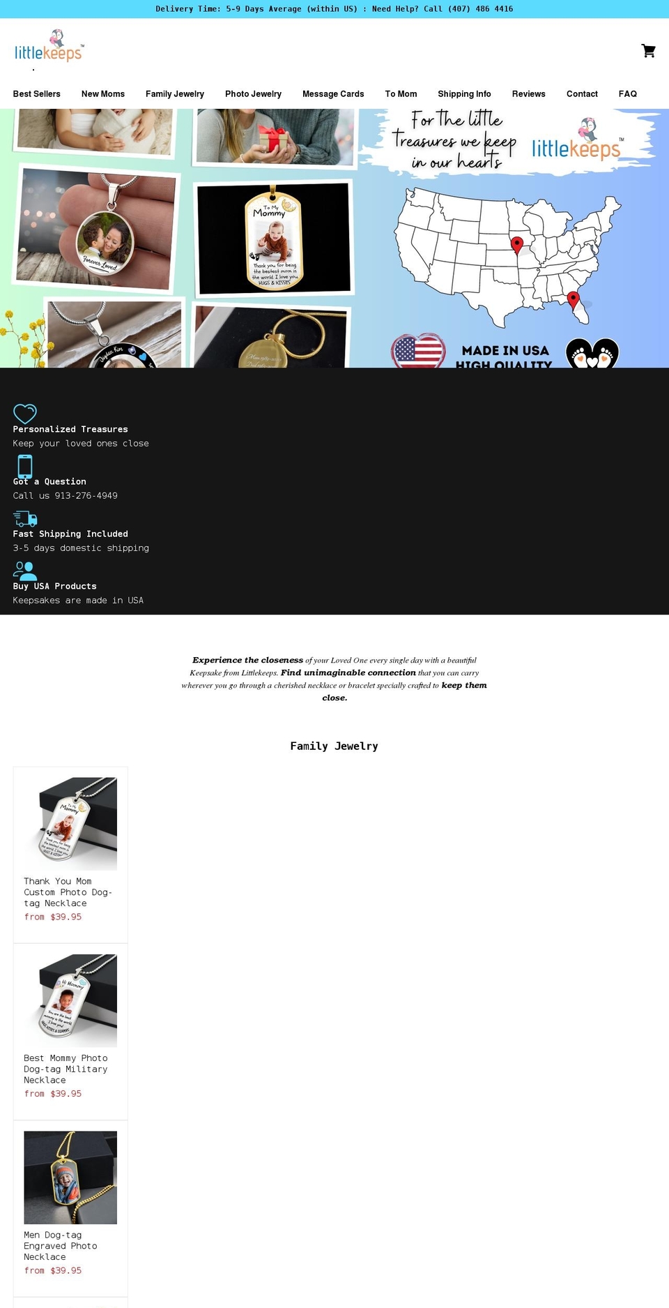 littlekeeps.com shopify website screenshot