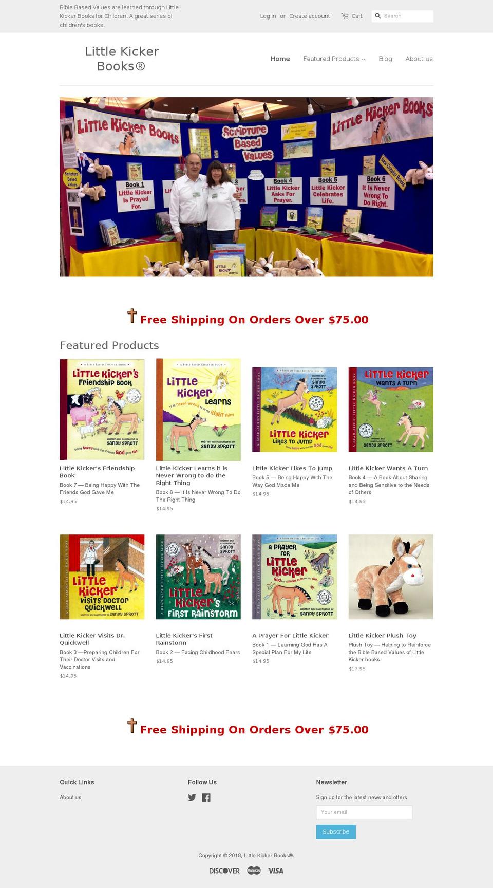 littlekicker.org shopify website screenshot
