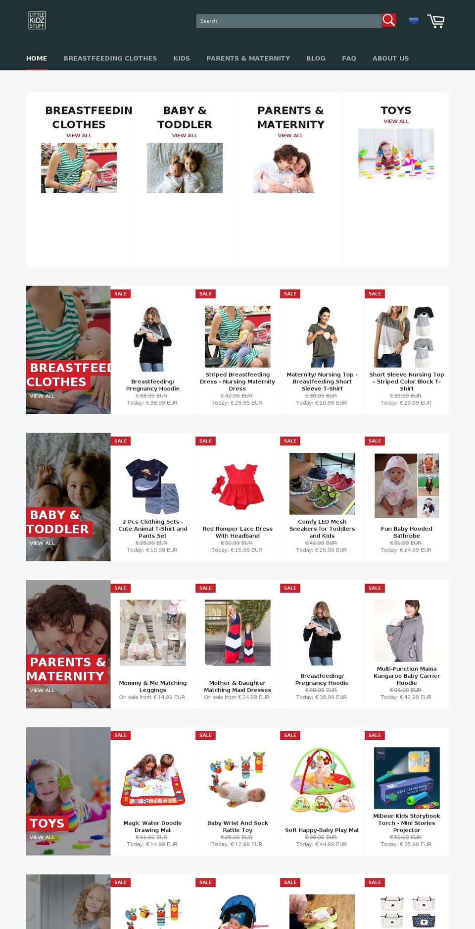 littlekidzstuff.com — Shopify storefront screenshot