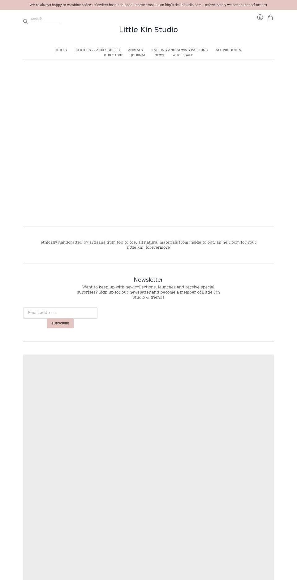 littlekinstudio.com shopify website screenshot