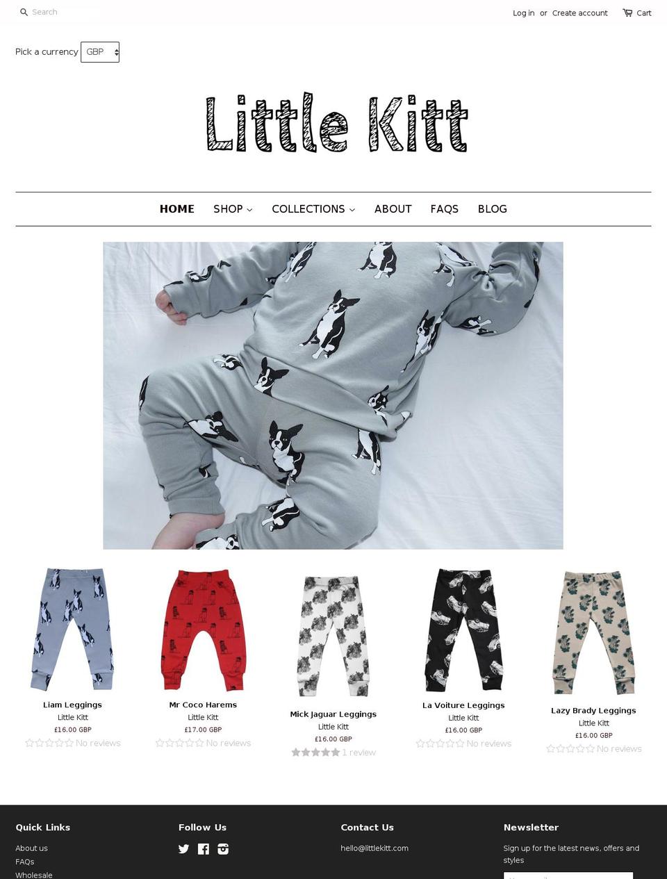 littlekitt.com shopify website screenshot