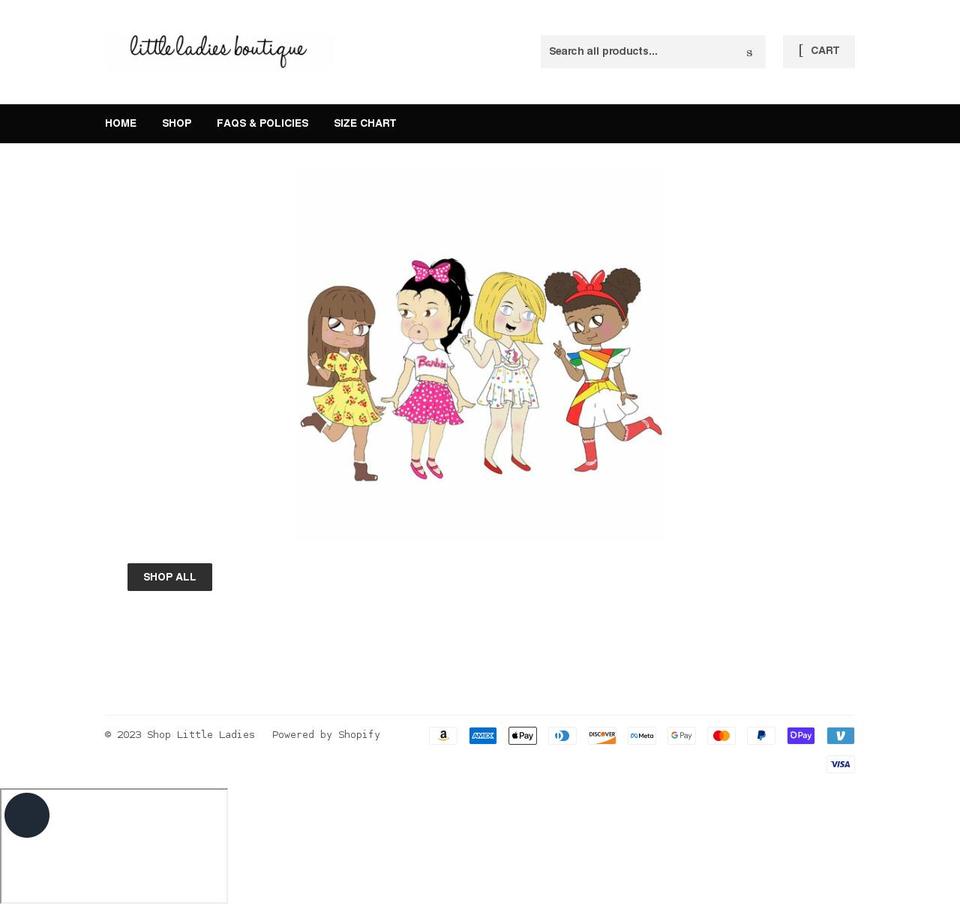 littleladiesboutique.com shopify website screenshot